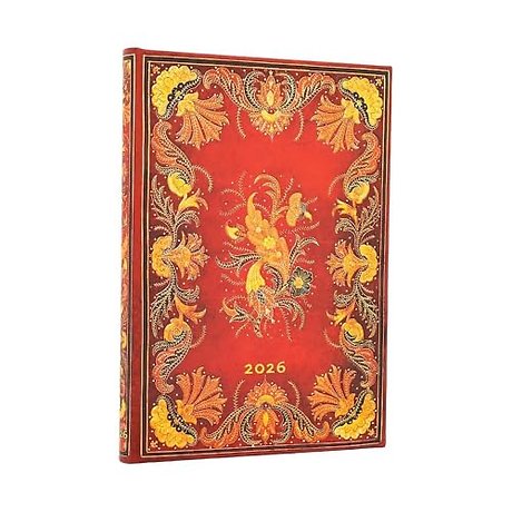 2026 Fiammetta Midi 12-month Verso Hardcover Flexi Dayplanner 2026 (Elastic Band Closure)