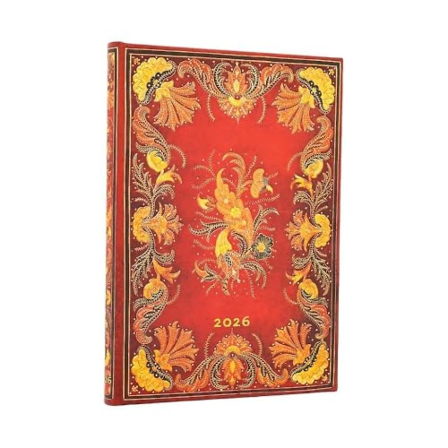 2026 Fiammetta Midi 12-month Verso Hardcover Flexi Dayplanner 2026 (Elastic Band Closure)