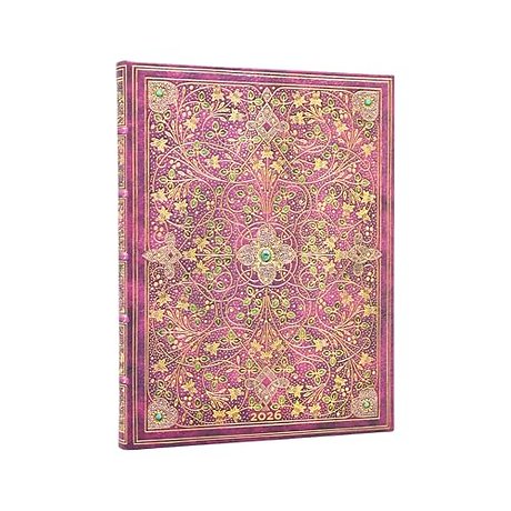 2026 Diamond Jubilee (Sangorski & Sutcliffe) Ultra 12-month Verso Hardcover Flexi Dayplanner 2026 (Elastic Band Closure)