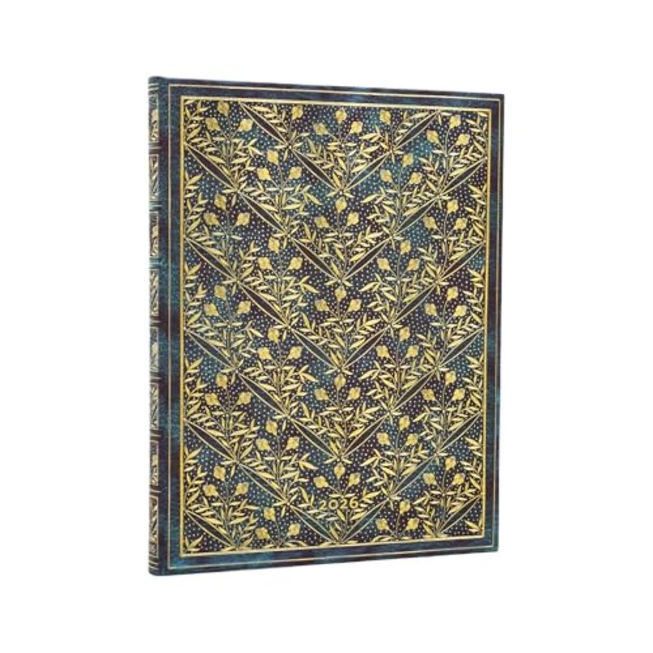 2026 Wildflower Song Ultra 12-month Verso Hardcover Flexi Dayplanner 2026 (Elastic Band Closure)