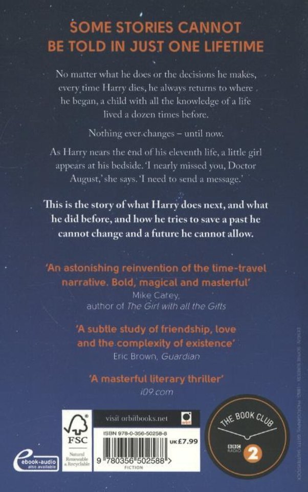 The First Fifteen Lives of Harry August