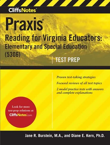 CliffsNotes Praxis Reading for Virginia Educators
