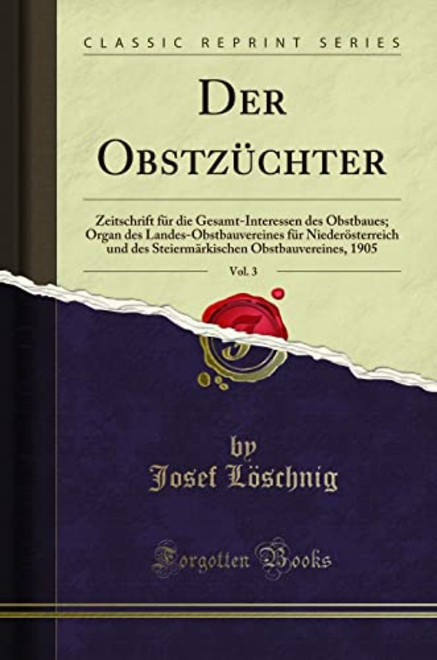 Der Obstzuchter, Vol. 3