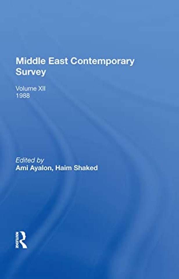 Middle East Contemporary Survey