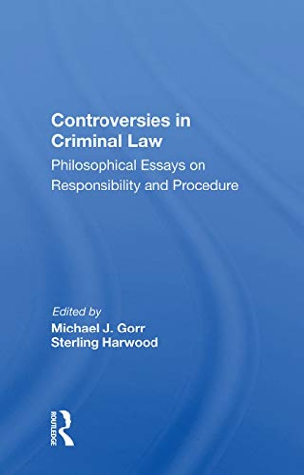 Controversies In Criminal Law