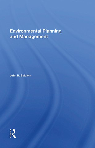 Environmental Planning And Management