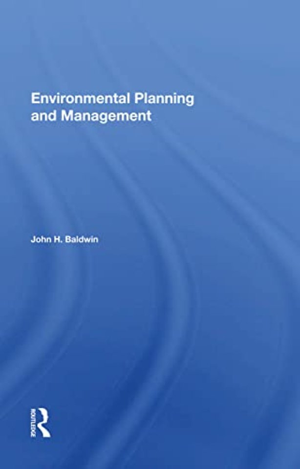 Environmental Planning And Management