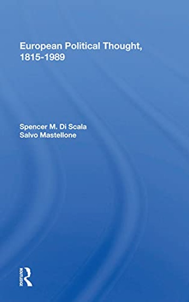 European Political Thought, 1815-1989
