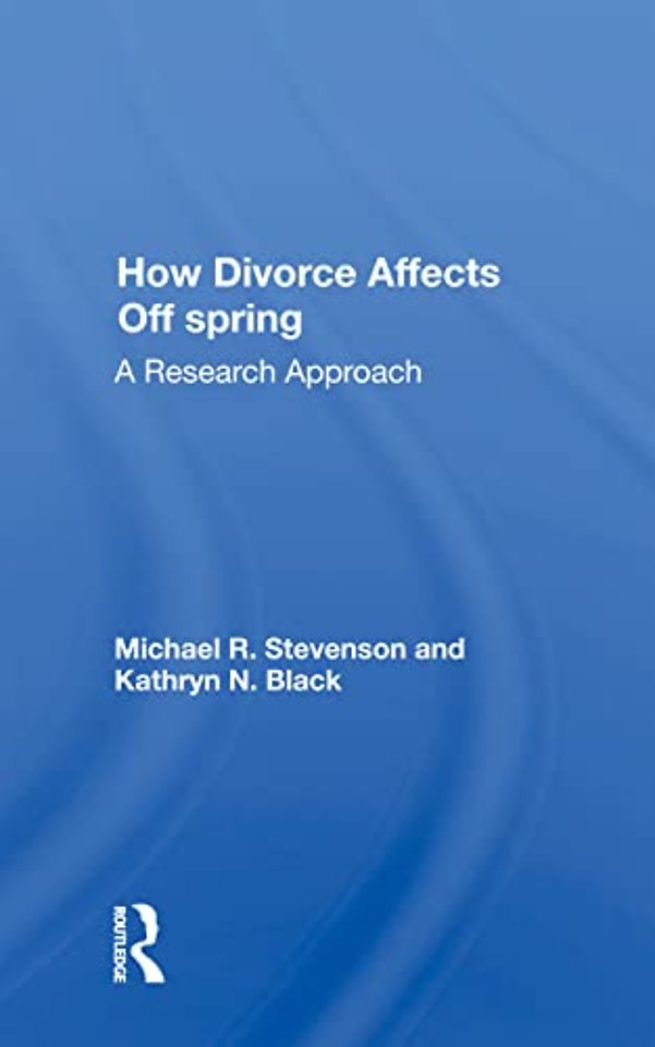 How Divorce Affects Offspring