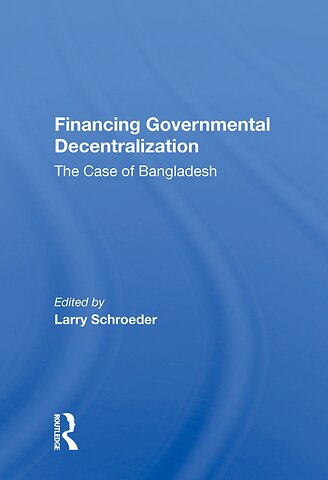 Financing Governmental Decentralization