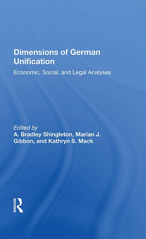 Dimensions Of German Unification