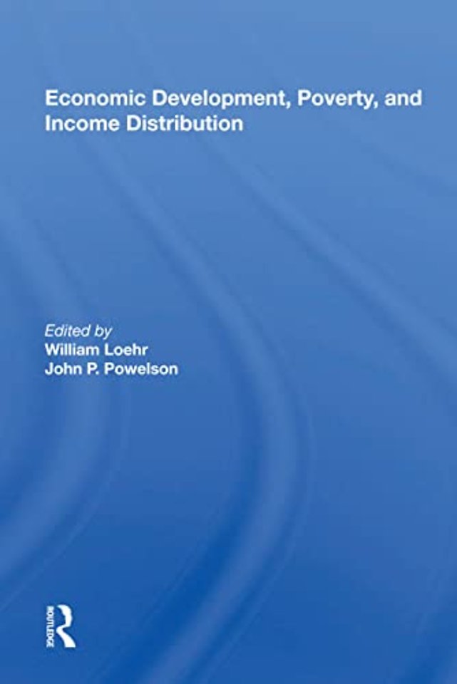 Economic Development, Poverty, And Income Distribution