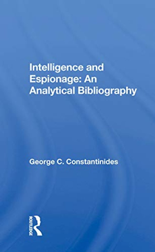 Intelligence And Espionage