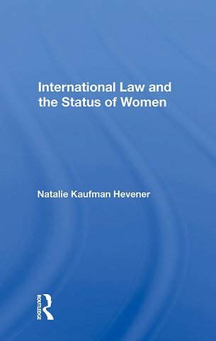 International Law And The Status Of Women