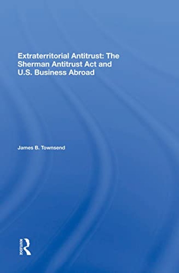 Extraterritorial Antitrust