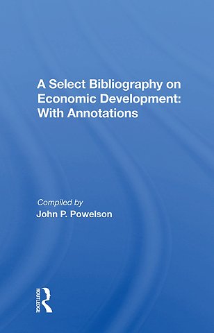 Select Bibliography On Economic Development