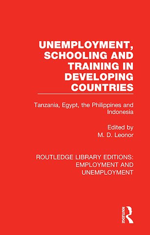 Unemployment, Schooling and Training in Developing Countries