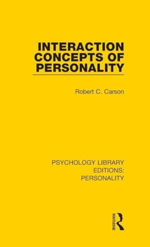 Interaction Concepts of Personality