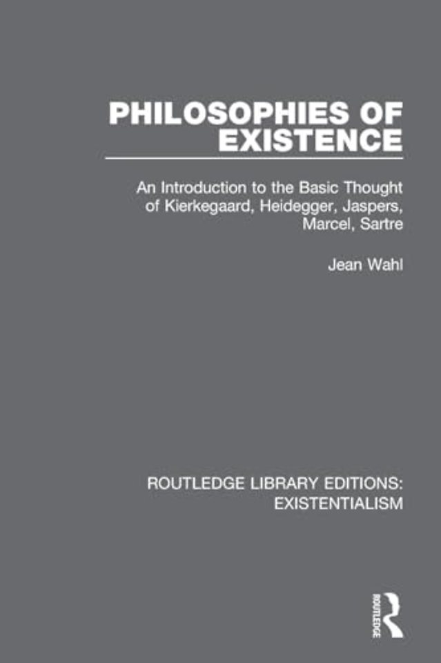 Philosophies of Existence