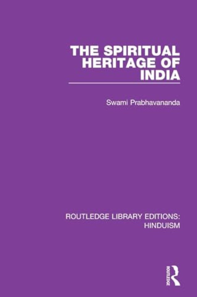 Spiritual Heritage of India