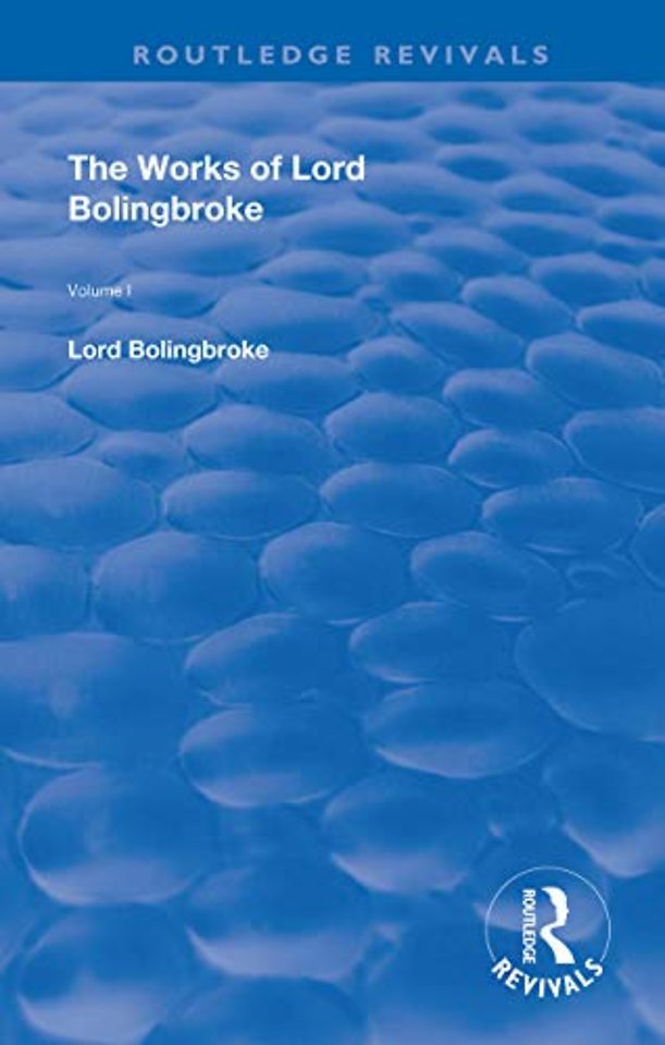 Works of Lord Bolingbroke