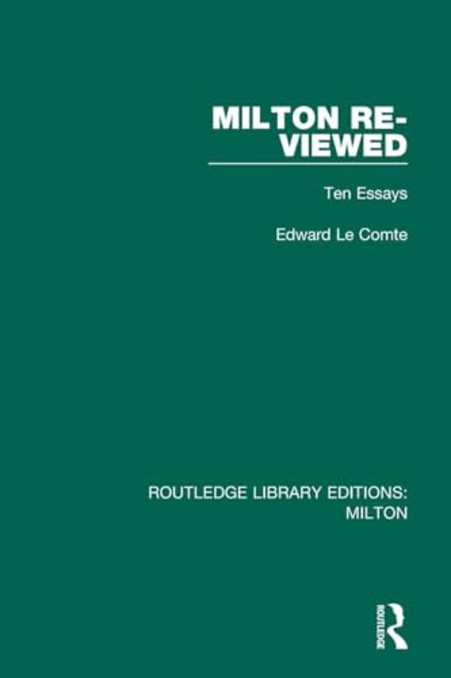 Milton Re-viewed
