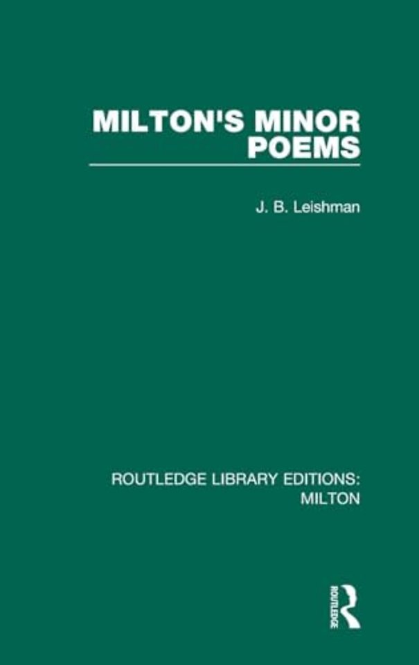 Milton's Minor Poems