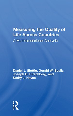 Measuring The Quality Of Life Across Countries