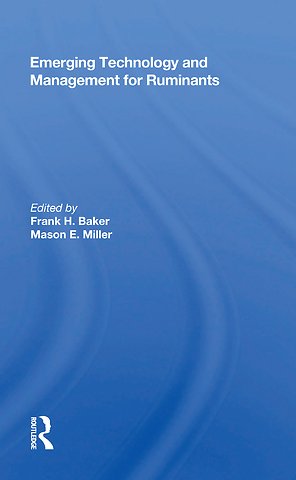 Emerging Technology And Management For Ruminants