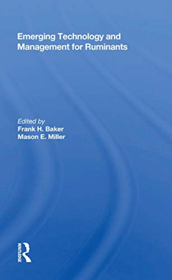 Emerging Technology And Management For Ruminants