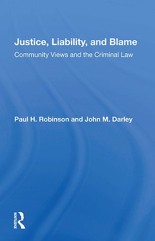 Justice, Liability, and Blame