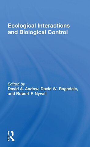 Ecological Interactions And Biological Control