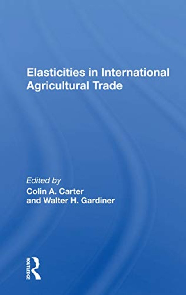 Elasticities In International Agricultural Trade