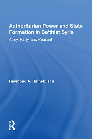 Authoritarian Power And State Formation In Ba`thist Syria