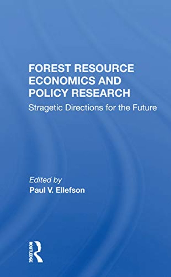 Forest Resource Economics And Policy Research