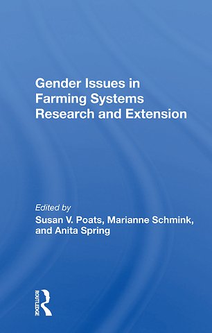 Gender Issues In Farming Systems Research And Extension