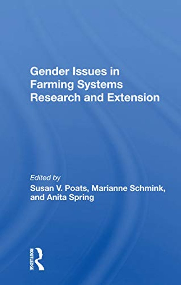 Gender Issues In Farming Systems Research And Extension