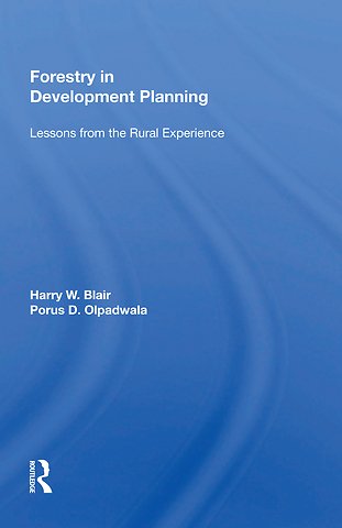 Forestry in Development Planning