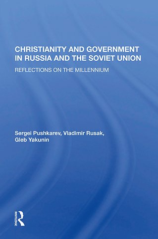 Christianity And Government In Russia And The Soviet Union