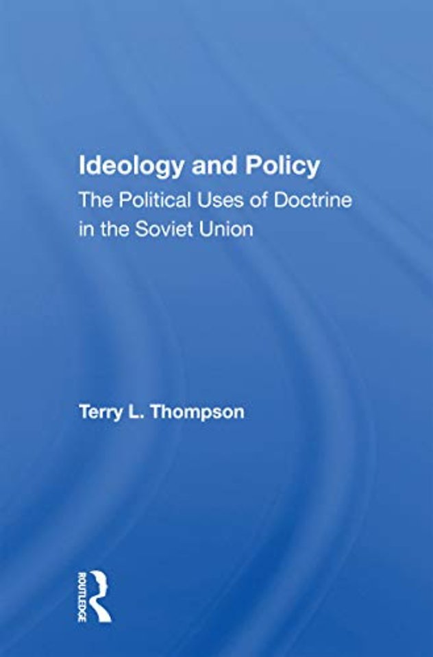 Ideology And Policy