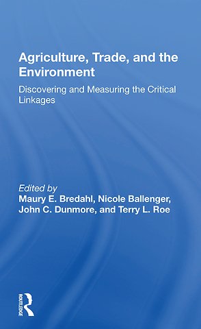 Agriculture, Trade, And The Environment