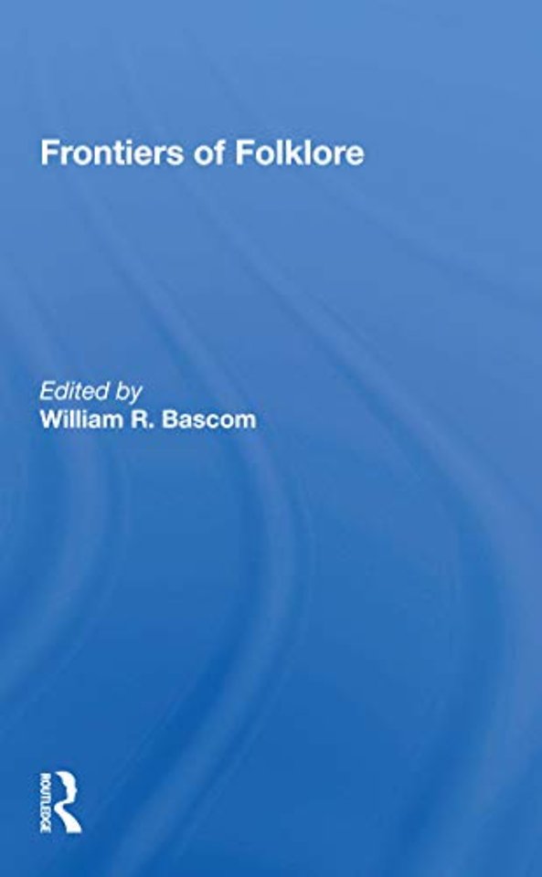 Frontiers Of Folklore/h