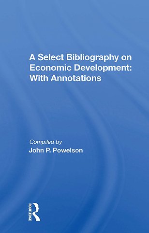 Select Bibliography On Economic Development