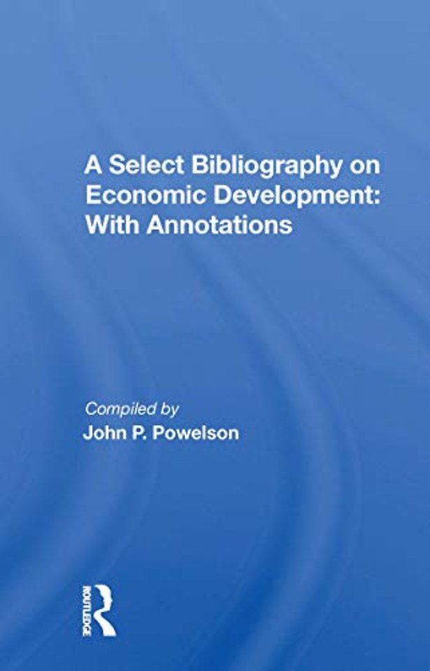 Select Bibliography On Economic Development