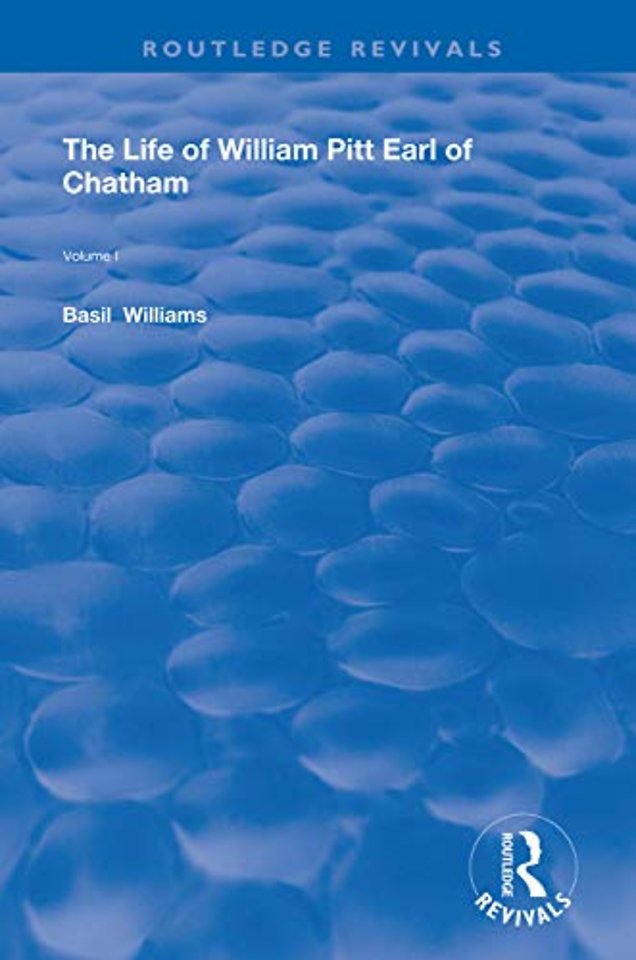 Life of Wiliam Pitt Earl of Chatham