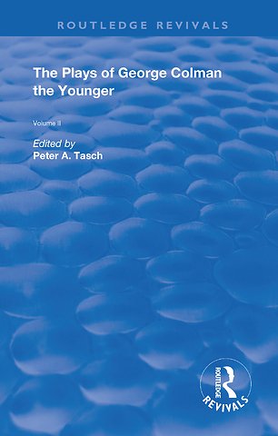 Plays of George Colman the Younger