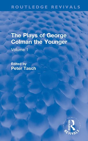 Plays of George Colman the Younger