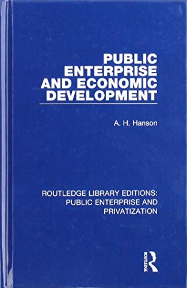 Public Enterprise and Economic Development