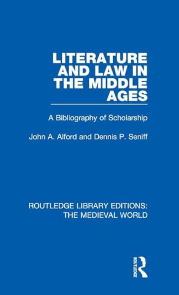 Literature and Law in the Middle Ages