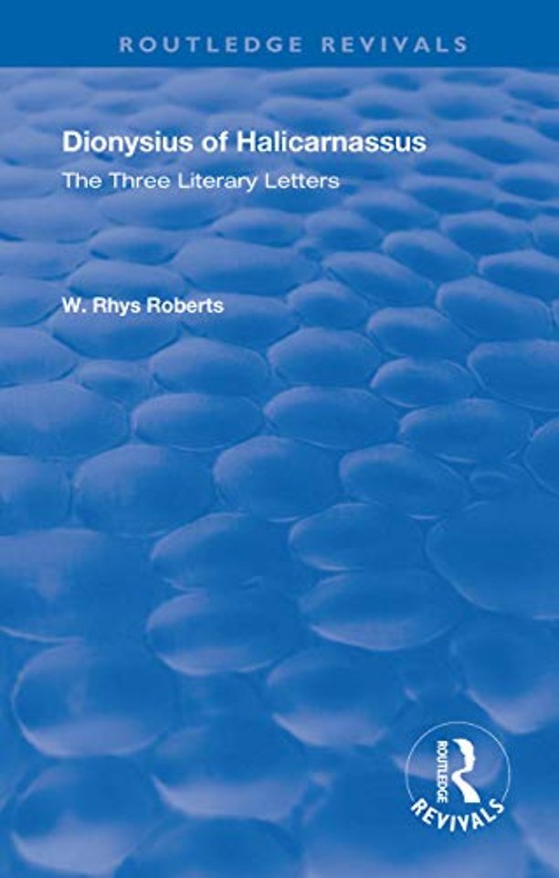 Three Literary Letters